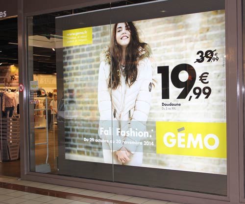 eye-catching window displays