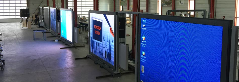 Fabrication panneau publicitaire LED