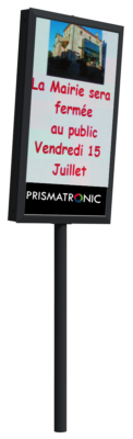 journal lumineux d'information pour les collectivités