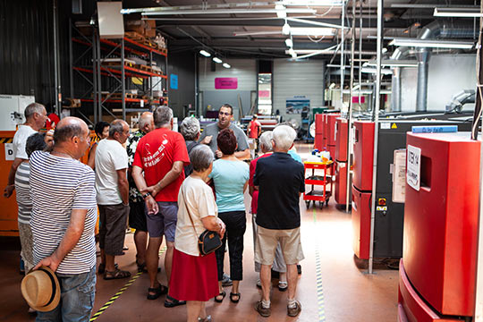 Visite industrie monts du Lyonnais