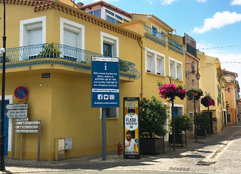 Led billboard installed at Villeneuve-lès-Béziers