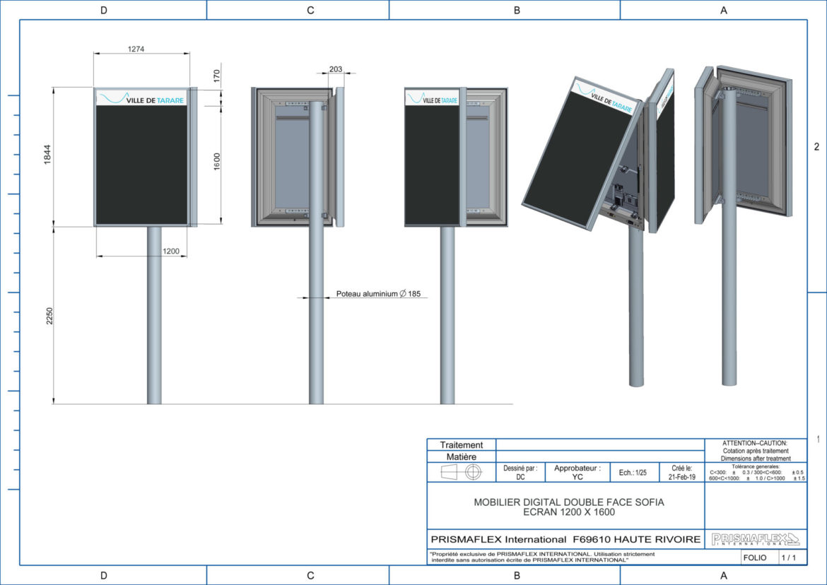 Affichage extérieur : Panneaux 8×4 DF 