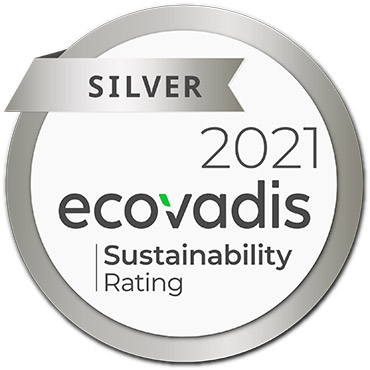 médaille d'argent 2021 EcoVadis pour Prismaflex
