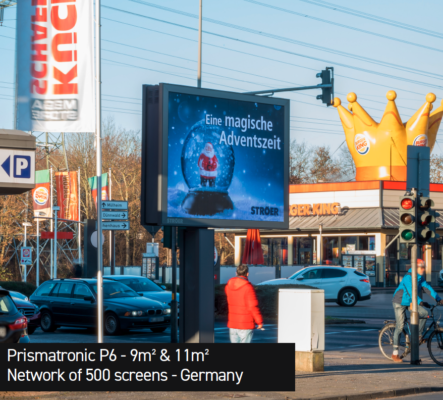 Panneau Prismatronic P6 9m² et 11m² Allemagne